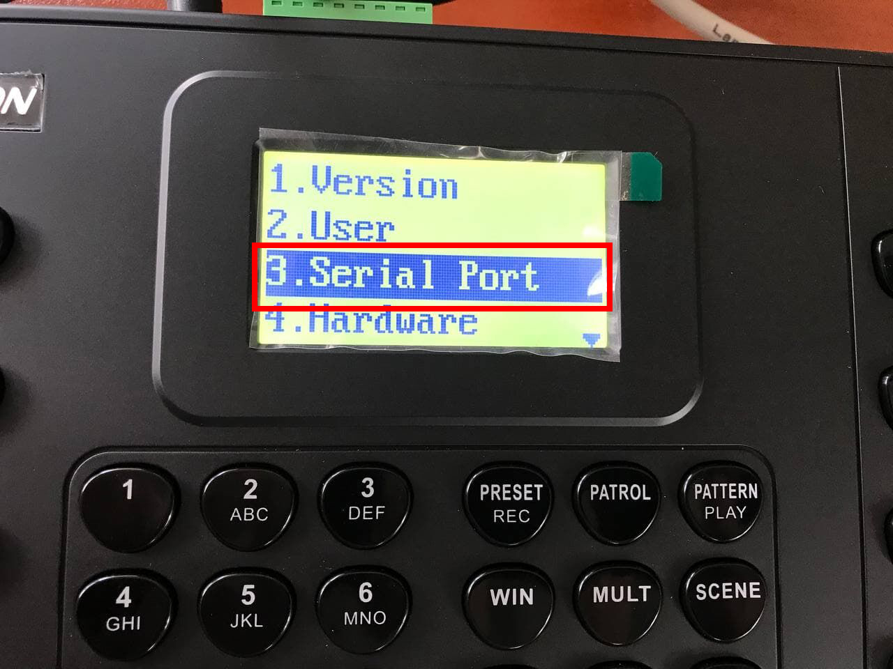 Serial port
